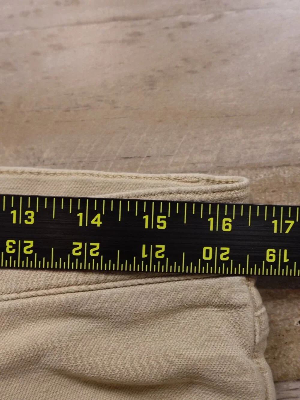Faherty Brand Five-Pocket Pants Men’s 33 Beige Khaki Stretch Casual Straight